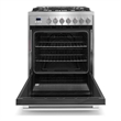 Pemberly Row 30 in. 5.0 cu. ft Single Oven Gas Range with 5 Burner Cooktop