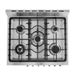 Pemberly Row 30 in. 5.0 cu. ft Single Oven Gas Range with 5 Burner Cooktop