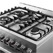 Pemberly Row 30 in. 5.0 cu. ft Single Oven Gas Range with 5 Burner Cooktop