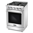 Pemberly Row 24 in. Freestanding Gas Range with 3.73 cu. ft. Capacity Oven