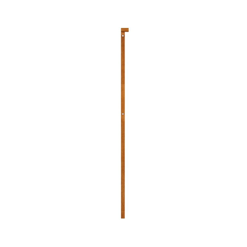 Pemberly Row King Solid Wood Panel Headboard in Light Toffee
