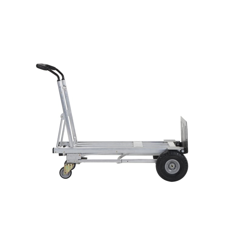 Pemberly Row 4-in-1 Folding/Assisted Hand Truck/Platform Cart - Flat-Free Wheels