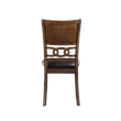 Pemberly Row Contemporary 6-Piece Wood Dining Table Set in Brown