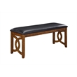 Pemberly Row Contemporary 6-Piece Wood Dining Table Set in Brown