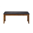 Pemberly Row Contemporary 6-Piece Wood Dining Table Set in Brown