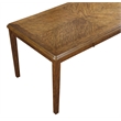 Pemberly Row Contemporary 6-Piece Wood Dining Table Set in Brown