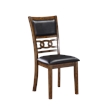 Pemberly Row Contemporary 6-Piece Wood Dining Table Set in Brown