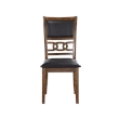Pemberly Row Contemporary 6-Piece Wood Dining Table Set in Brown