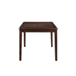 Pemberly Row Contemporary 6-Piece Wood Dining Table Set in Cherry