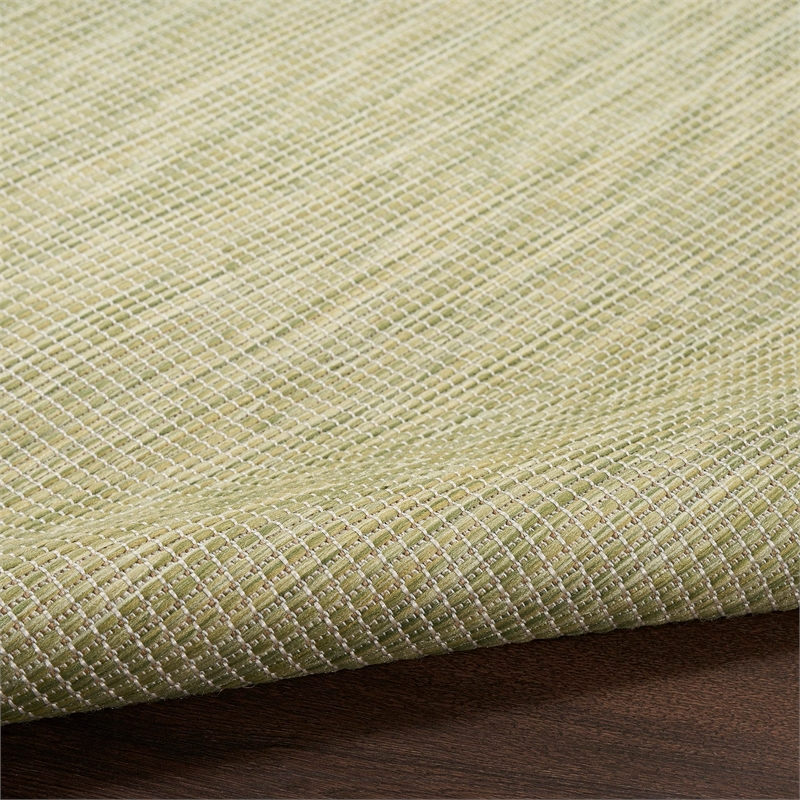 Pemberly Row Modern / Contemporary 4' x 6' Fabric Green Area Rug