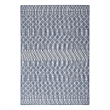 Pemberly Row Modern / Contemporary 5' x 7' Fabric Navy Blue Area Rug