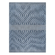 Pemberly Row Contemporary 9' x 12' Fabric Navy Blue Area Rug