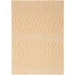 Pemberly Row Modern / Contemporary 7' x 10' Fabric Yellow Area Rug