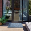 Pemberly Row 2' x 4' Blue Gray Fabric Outdoor Area Rug (2' x 4')