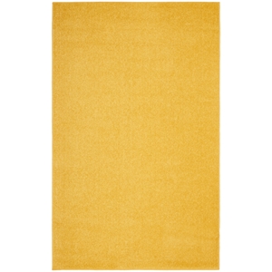 Pemberly Row 3' x 5' Yellow Fabric Outdoor Area Rug (3' x 5')