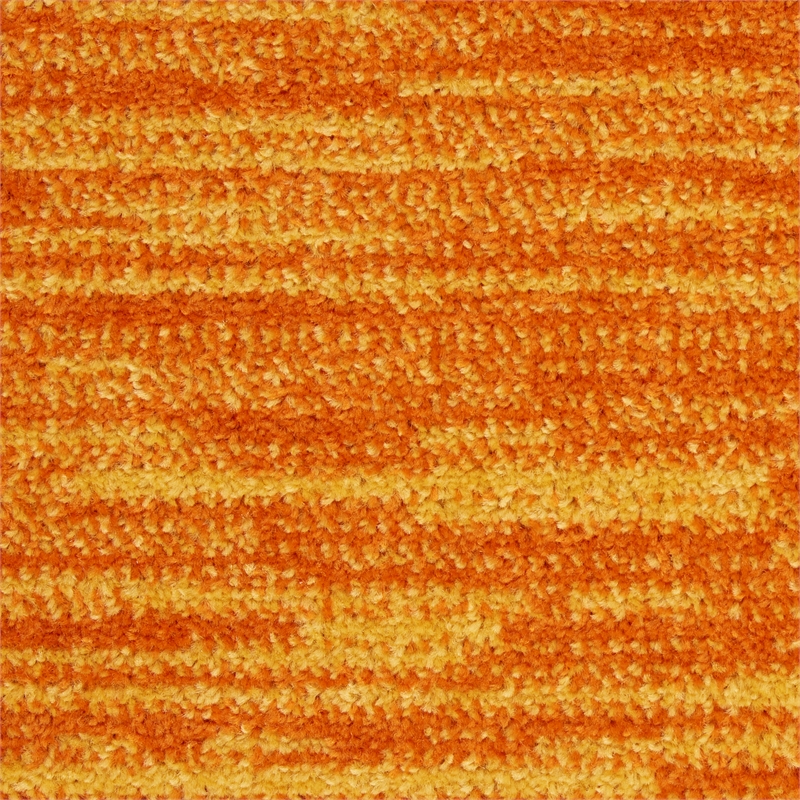 Pemberly Row 7' x Square Sunburst Fabric Outdoor Area Rug (7' Square)
