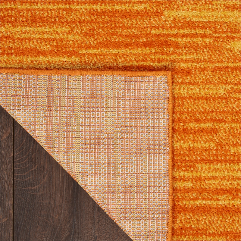 Pemberly Row 7' x Square Sunburst Fabric Outdoor Area Rug (7' Square)