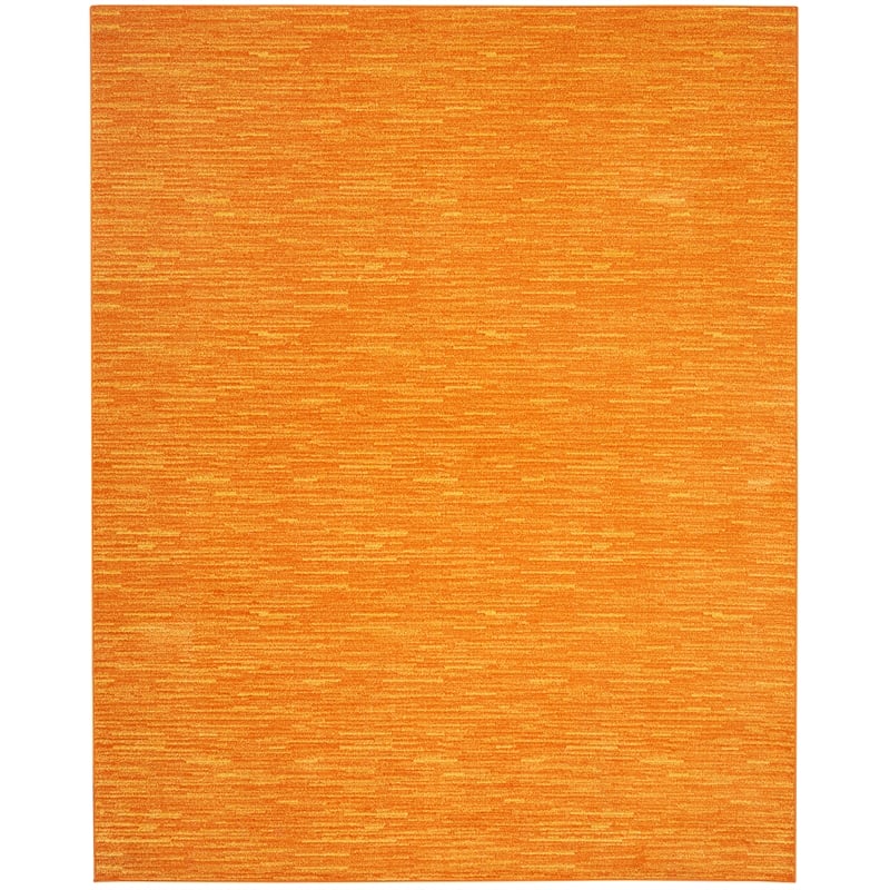 Pemberly Row 8' x 10' Sunburst Fabric Outdoor Area Rug (8' x 10')