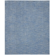 Pemberly Row 8' x 10' Blue Gray Fabric Outdoor Area Rug (8' x 10')
