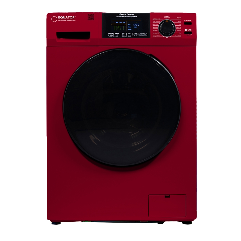 Pemberly Row All-in-One Washer Dryer VENTLESS/VENTED PET 1.62cf+Portability Kit