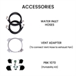 Pemberly Row All-in-One Washer Dryer w/ Pet Cycle - 1.62cf/15lbs+Portability Kit