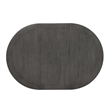 Pemberly Row Transitional Wood Dining Table with Storage Medium Gray