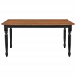 Pemberly Row Rectangular 63-inch Wood Dining Table in Walnut