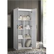 Pemberly Row Contemporary Engineered Wood Storage Cabinet in White
