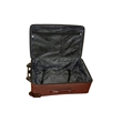 Pemberly Row Traditional Polyester 5-Piece Luggage Set in Chocolate