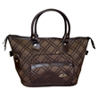 Pemberly Row Traditional Polyester 5-Piece Luggage Set in Chocolate
