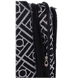 Pemberly Row Traditional Polyester 5-Piece Luggage Set in Black