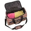 Pemberly Row Traditional Polyester 5-Piece Spinner Luggage Set in Pink