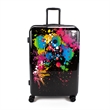 Pemberly Row Traditional Plastic 3-Piece Hardside Spinner Set in Multi-Color