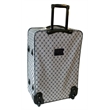 Pemberly Row Traditional Polyester 4-Piece Luggage Set in Navy