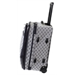 Pemberly Row Traditional Polyester 4-Piece Luggage Set in Navy