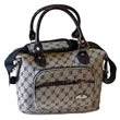 Pemberly Row Traditional Polyester 4-Piece Luggage Set in Navy
