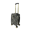 Pemberly Row Traditional Plastic Python 3-Piece Hardside Spinner Set in Gray