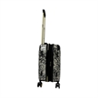 Pemberly Row Traditional Plastic Python 3-Piece Hardside Spinner Set in Gray