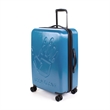 Pemberly Row Traditional Plastic 3-Piece Hardside Spinner Set in Teal