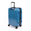 Pemberly Row Traditional Plastic 3-Piece Hardside Spinner Set in Teal