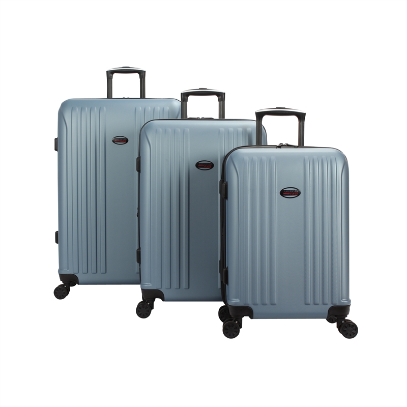 Pemberly Row 3-Piece Hardside Spinner Luggage Set in Dusk Blue