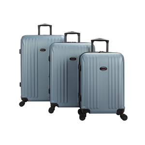 Pemberly Row 3-Piece Hardside Spinner Luggage Set in Dusk Blue
