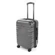 Pemberly Row Traditional Plastic 3-Piece Hardside Luggage Set in Gray