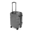 Pemberly Row Traditional Plastic 3-Piece Hardside Luggage Set in Gray