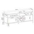 Pemberly Row Wood TV Media Stand for TVs up to 65