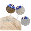 Pemberly Row Modern Wood & Metal End C Table for Small Spaces in Oak/White