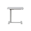 Pemberly Row Electric Height Adjustable Wood/Metal Side End Table in White