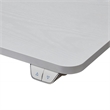 Pemberly Row Electric Height Adjustable Wood/Metal Side End Table in White