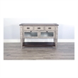 Pemberly Row Solid Wood Traditional Alpine Grey Finish Wood Server