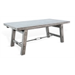 Pemberly Row Wood Alpine Extension Dining Table with Turnbuckle